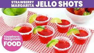Strawberry Margarita Jello Shots