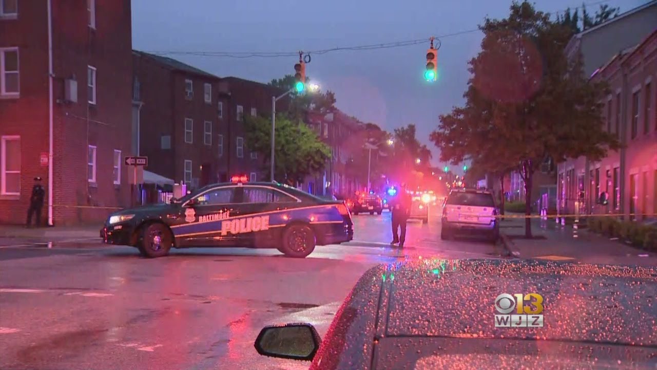 Police: Baltimore Officer Wounded In Shootout; Suspect Killed - YouTube