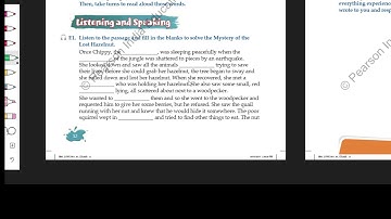 My new canvas Class 5 ch1 listening L 8