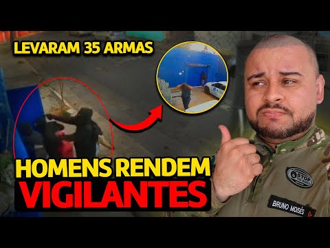 Miniatura do vídeo: ⚠️ ARSENAL ROUBADO! Homens RENDEM Vigilantes e Levam 35 Armas em SP