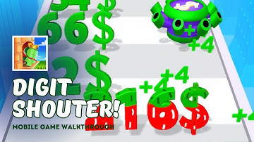 Digit Shooter! Gaming 15-21 levels | Android,Ios TikTok Walkthrough