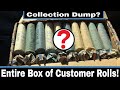 Customer Wrapped Rolls Collection Dump - Entire Box of Nickels!
