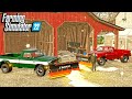 MASSIVE BLIZZARD! SNOWPLOWING WITH 1ST GEN DODGE | (ROLEPLAY) FARMING SIMULATOR 2022