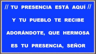 Vignette de la vidéo "Tu presencia está aquí (Fernando Garcia) Coro Menap"