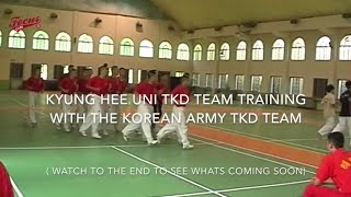 TOP KOREAN TAEKWONDO TEAMS TRAINING TOGETHER
