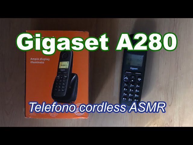 Telefono Cordless Gigaset A280 - Unboxing e funzioni - ASMR 
