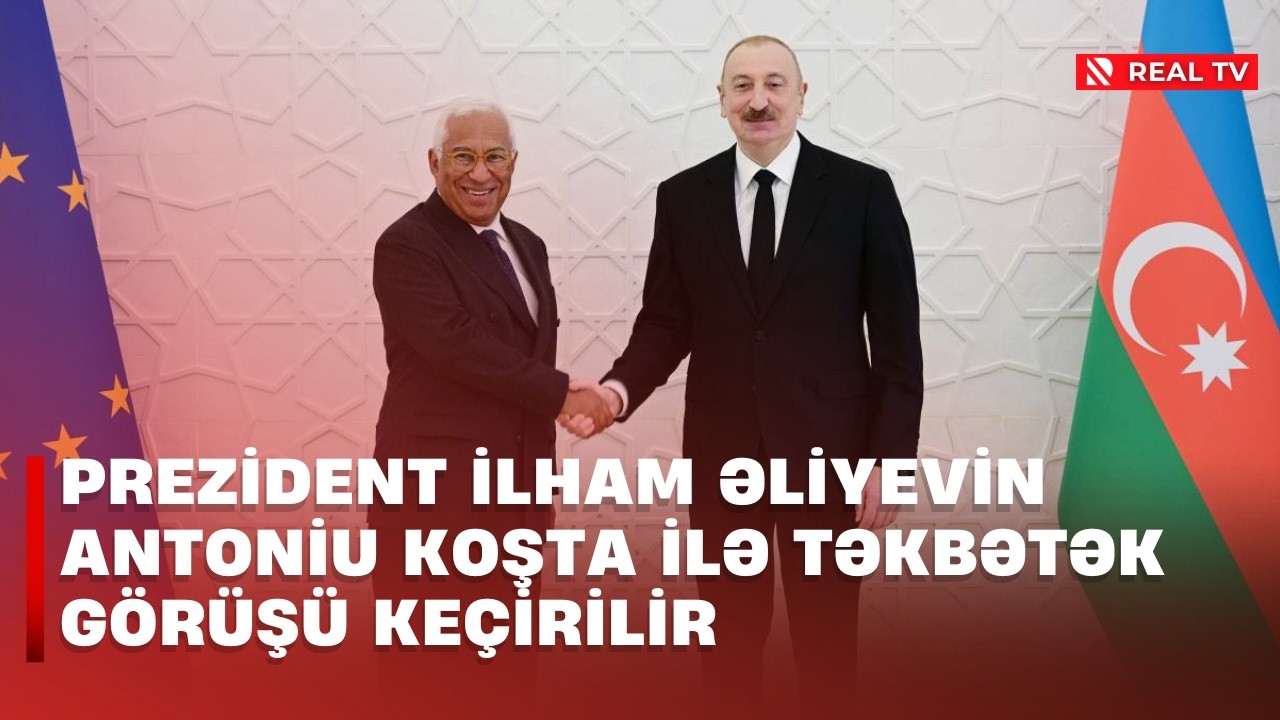 Prezident İlham Əliyevin Koşta ilə təkbətək görüşü keçirilir