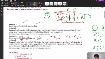 3034 Number of Subarrays That Match a Pattern I || Brute Force to KMP ✅ || O(N*N) - O(N+M) 🔥