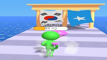 Trivia Flag Runner - All Levels Gameplay Android,ios