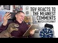 TGV Reacts To Meanest YouTube Comments + Seiko Baby Turtle Giveaway