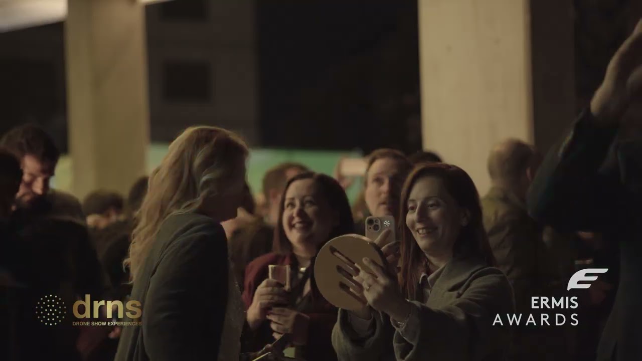 ERMIS AWARDS & DRNS - Drone Light Show Greece - Branding and Marketing - Athens - 31.01.2025