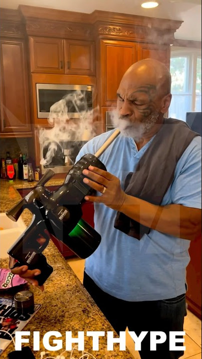 MIKE TYSON WANTS ALL THE SMOKE; SHOWS OFF NEW “SMOKIN’ GUN”