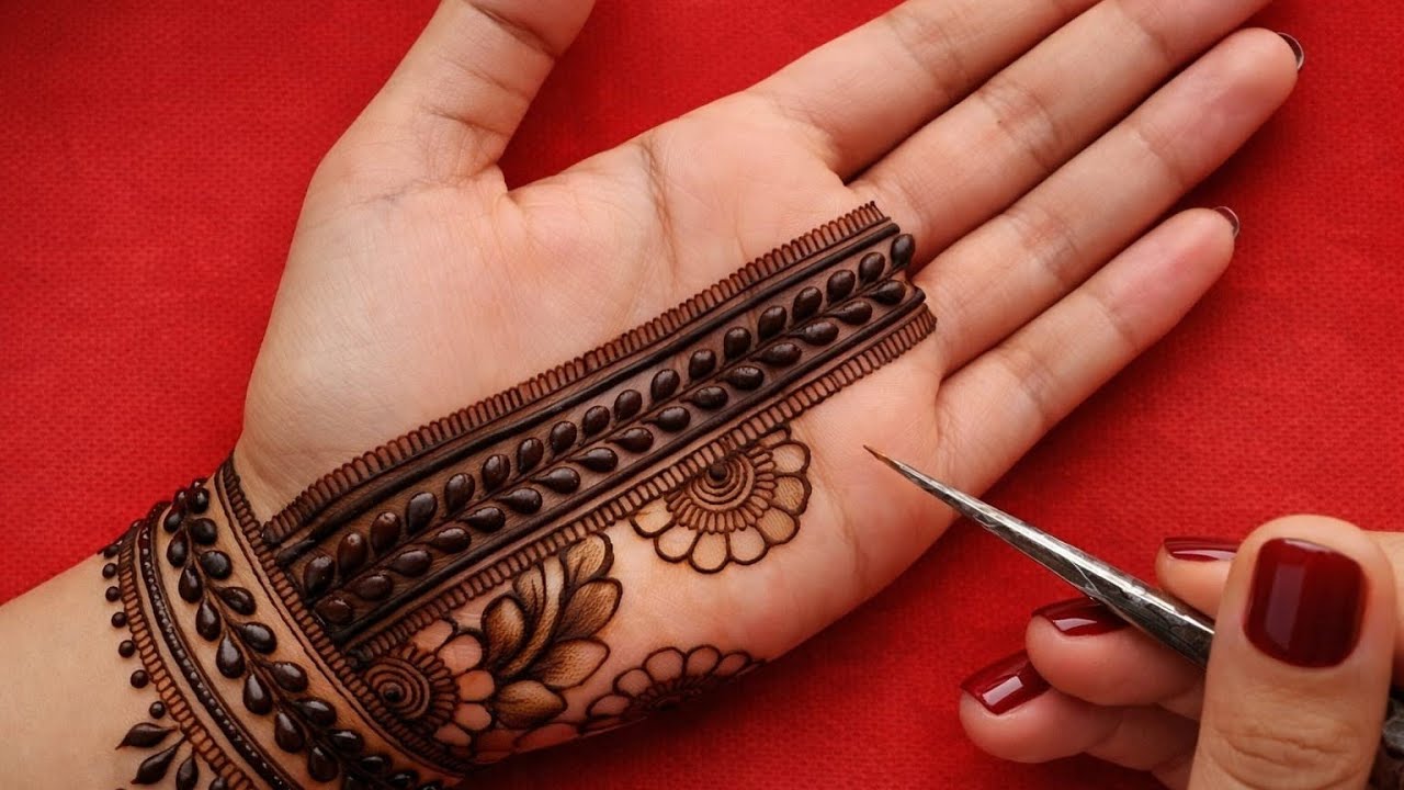 Shivratri Special Front Hand Mehndi Design | Easy & Beautiful Mehndi for Mahashivratri | Easy Mehndi