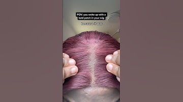 FIXING MY BALD PATCH WITH EYELINER HACK! #wigs #wigcare #wiginstall #wigtutorial #wighair #shorts