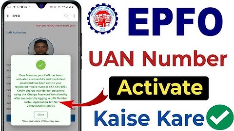 UAN Number Activate Kaise Kare | How to activate UAN Number | Umang App Se UAN Activate Kaise Kare 