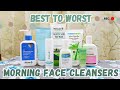 Best to worst summer morning face cleansers | Best face wash for acne prone sensitive skin