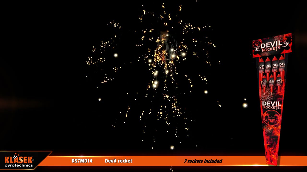 Devil Rockets By Klasek Fireworks - YouTube