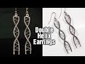 Double Helix Earrings: Wire Wrap Tutorial: DIY Jewelry