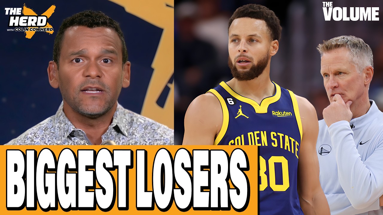 Why Curry & Warriors are BIGGEST LOSERS of LeBron's 76ers signing + Embiid for Davis? | THE HERD NBA
