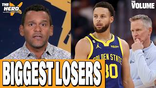 Why Curry & Warriors are BIGGEST LOSERS of LeBron's 76ers signing + Embiid for Davis? | THE HERD NBA