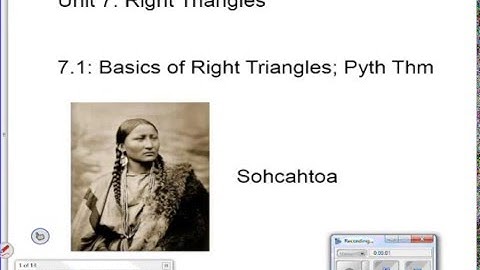 G.7.1 Right Triangle Basics