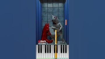 Math is so easy - GARTEN OF BANBAN (3D) Animation @SkinnyPale - Piano Tutorial