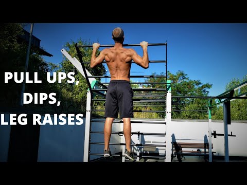 Pull Ups, Dips and Leg Raises - GoPro Hero 8 Black