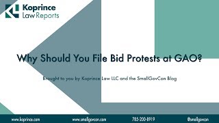 Why Should You File Bid Protests at GAO?