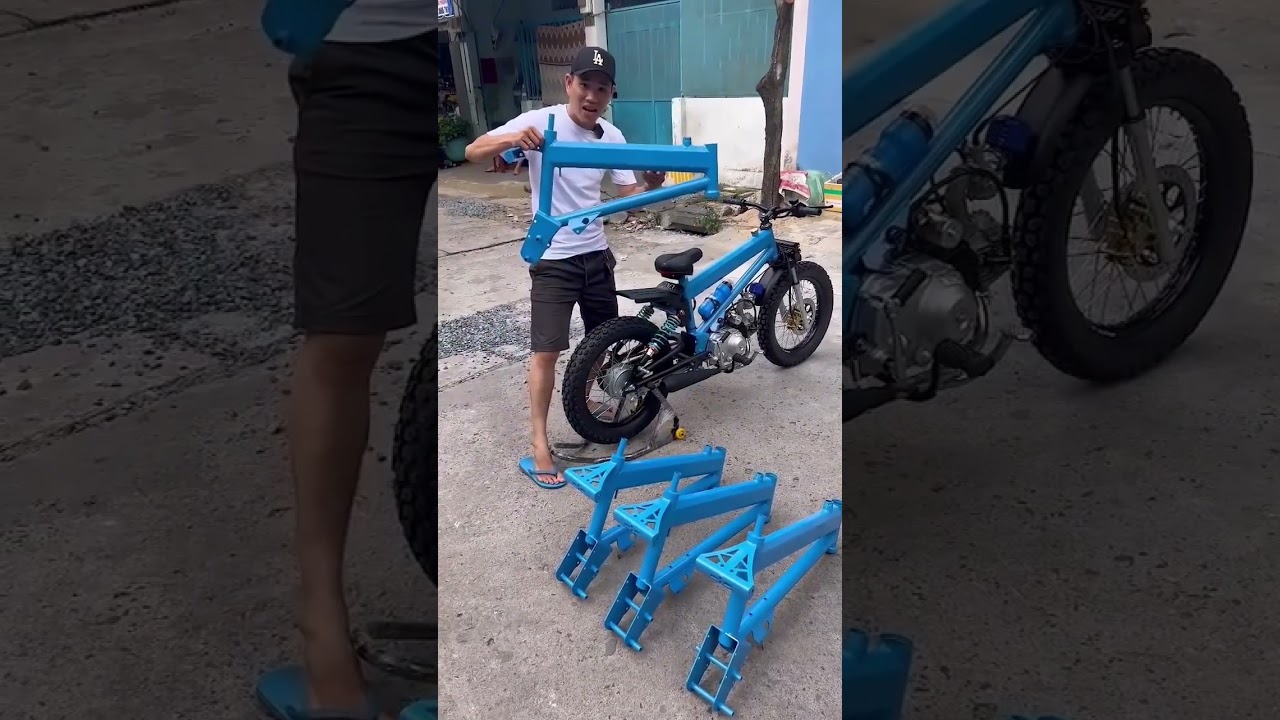 Motor BMX buatan Thailand pakai mesin Honda C70 