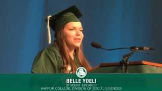 Binghamton University Commencement Spring 2014 - Belle Yoeli True 'WOW'