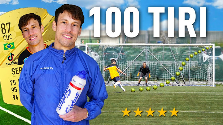 🎯⚽️ 100 TIRI CHALLENGE: SERGIO CRUZ PEREIRA (E LA BORRACCIA) | Quanti Goal Segnerà su 100 tiri?