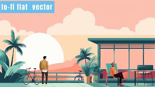 Lofi & R&Bで作るFlat Vectorのリラックス空間