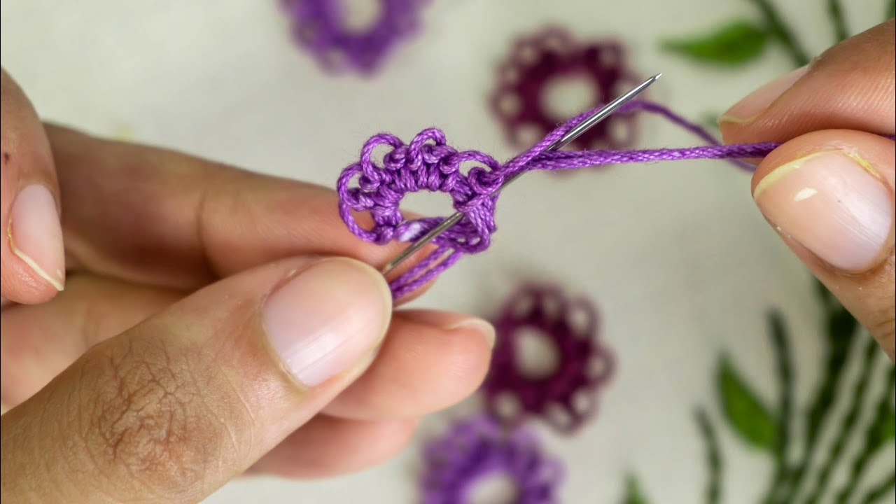 "Hand Sewing Tricks" Hand Embroidery Flowers Stitching Tutorials YouTube