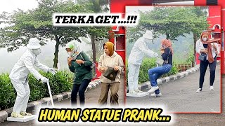 PATUNG KOCAK BIKIN KAGET ORANG 😂 PRANK PATUNG HIDUP || HUMAN STATUE PRANK