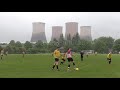 Football match interrupted by power station demolition explosion