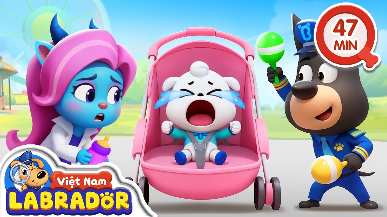 🐏 Linh Dương chăm em bé | TP. Ven Biển | Hoạt hình thiếu nhi 👮 Cảnh sát trưởng Labrador Vietnam 🚔