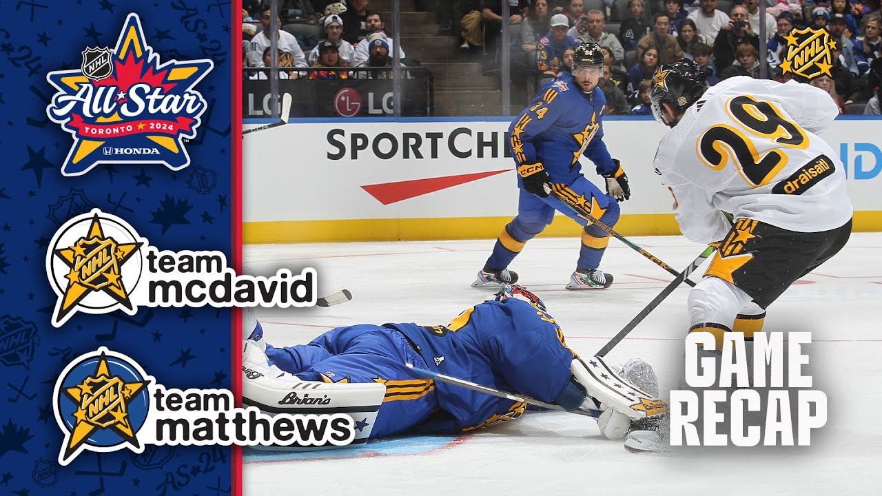 ⁣Team McDavid vs. Team Matthews | 2024 NHL All-Star FINALS Highlights