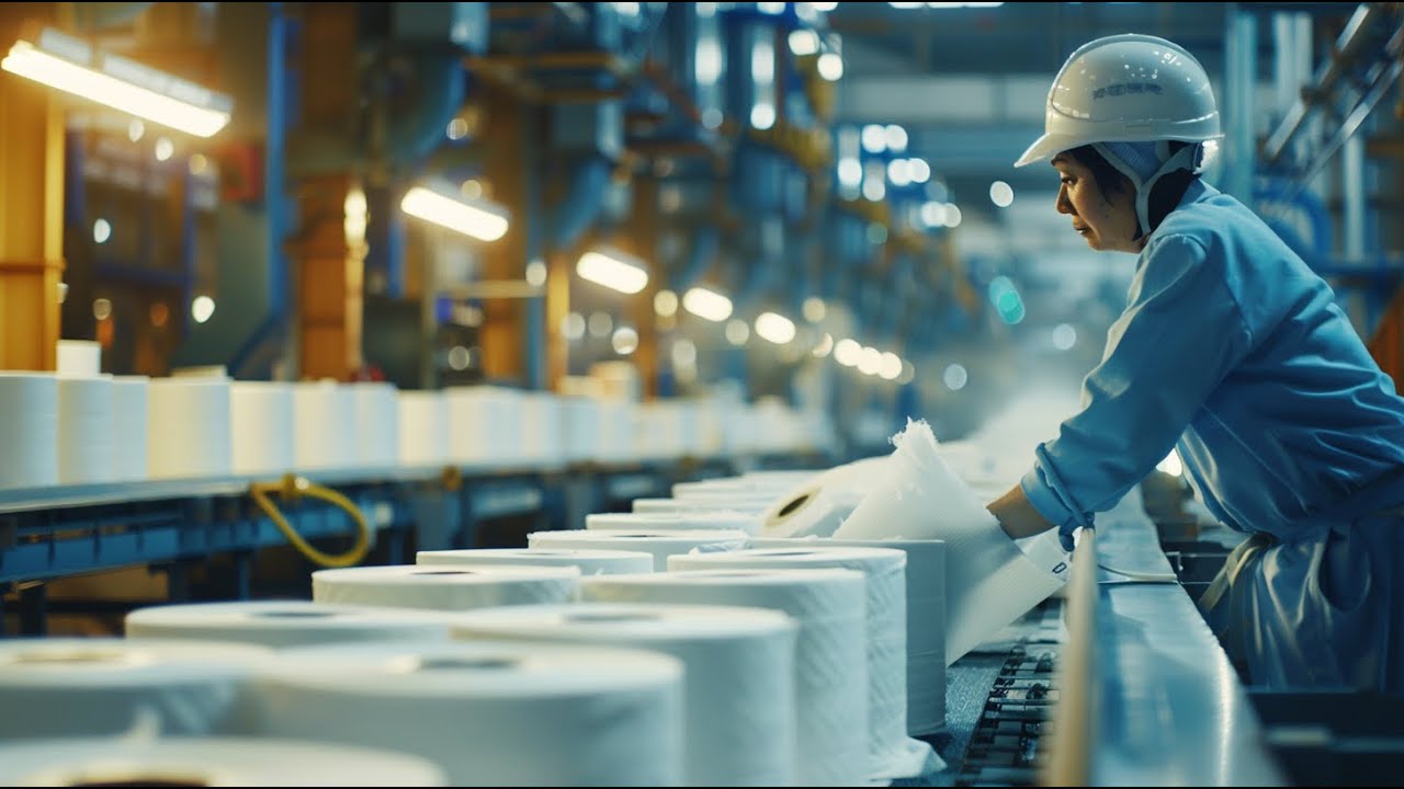 Inside Japan's Toilet Paper Mega Factory - Pulp to Perfect Rolls