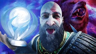 Porque el TROFEO platino de GoW Ragnarök me provocó 4TEROSCLEROSIS..