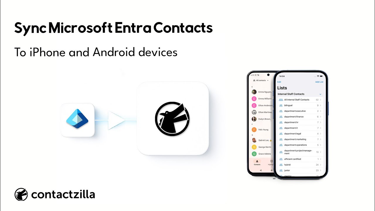 Sync Microsoft Entra Contacts to Phones
