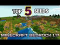 TOP 5 SEEDS FOR MINECRAFT BEDROCK 1.17😱|| NEW 2021 TOP 5 SEEDS IN MINECRAFT BEDROCK 😊||