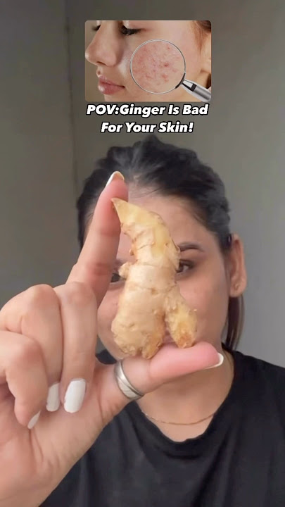 Read this Carefully👇🏻Rubbing ginger on the skin offers simple, modern skincare benefits:⬇️