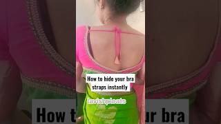 Deep neck blouse hack:Hide your brastraps when you wear a deepneck blouse. #brahack #stylehack screenshot 4