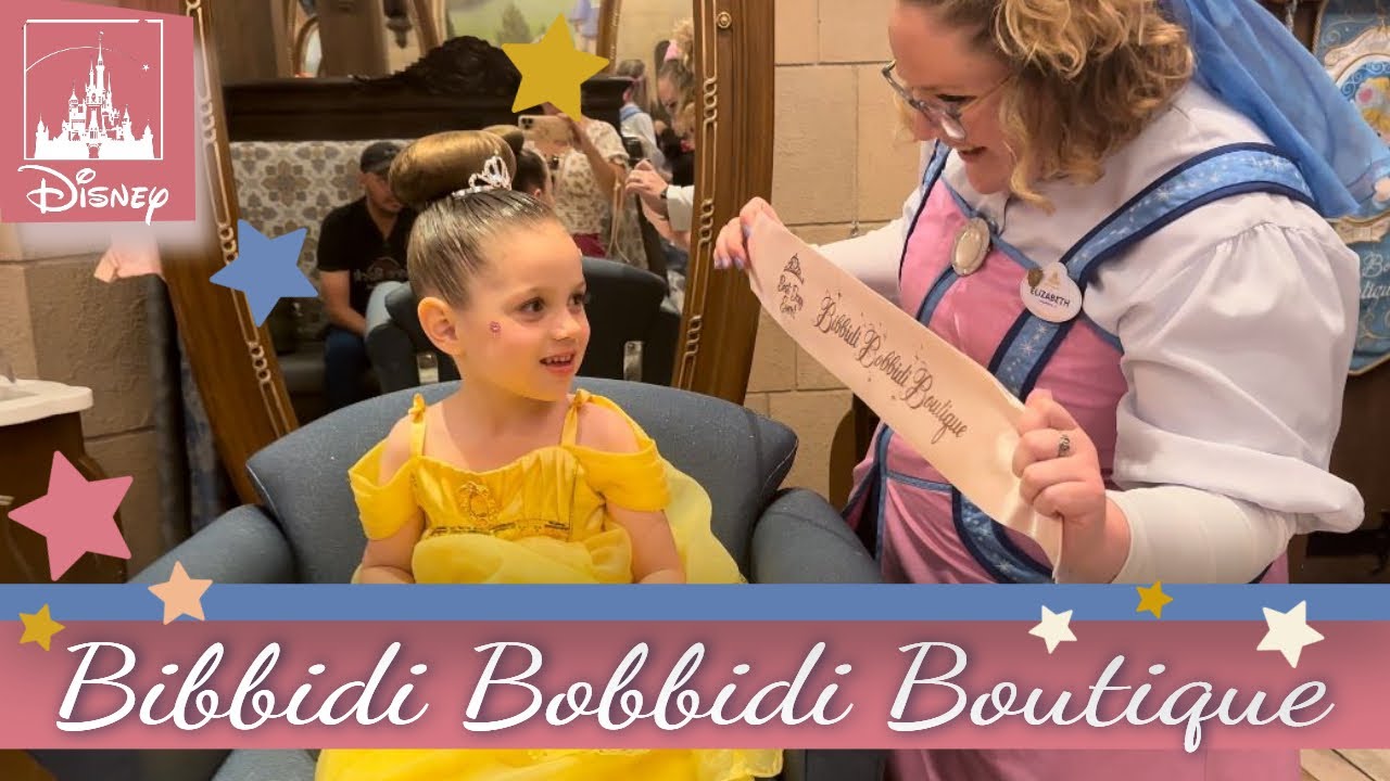 TRANSFORMAÇÃO MÁGICA NA BIBBIDI BOBBIDI BOUTIQUE: DIA DE PRINCESA NO MAGIC KINGDOM, NA DISNEY!