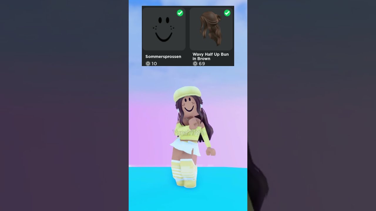 YELLOW WITH FRECKLESS - 244 ROBUX // YunaYoYo