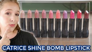 CATRICE SHINE BOMB LIPSTICK REVIEW // Testing new fall/ winter 2022 lipsticks at the drugstore