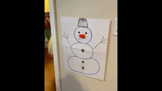 PIN THE NOSE ON THE SNOWMAN🥕⛄️ - Montessori Activities