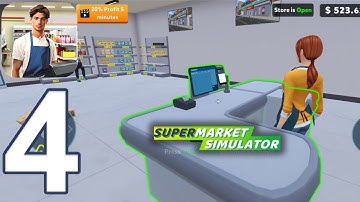 Supermarket Simulator Game 3D Gameplay Walkthrough Part 5 - Day 12 and 13 Upgrade (iOS, Android)