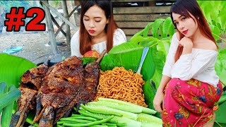 Wanita cantik ini memasak ikan bakar Taliwang Natural food part 2