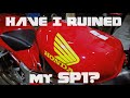 Have I ruined my SP1? Refinishing the swing arm. Honda VTR service and upgrade project part 7. RC51.